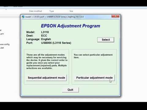 Cara Resetter Epson L3110 dengan Software