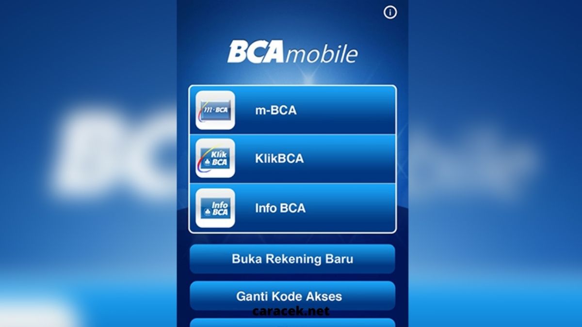 Cara Hapus Mutasi Rekening BCA via M Banking BCA