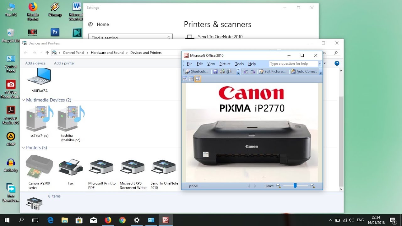 Cara Install Printer Canon G2010 Tanpa CD