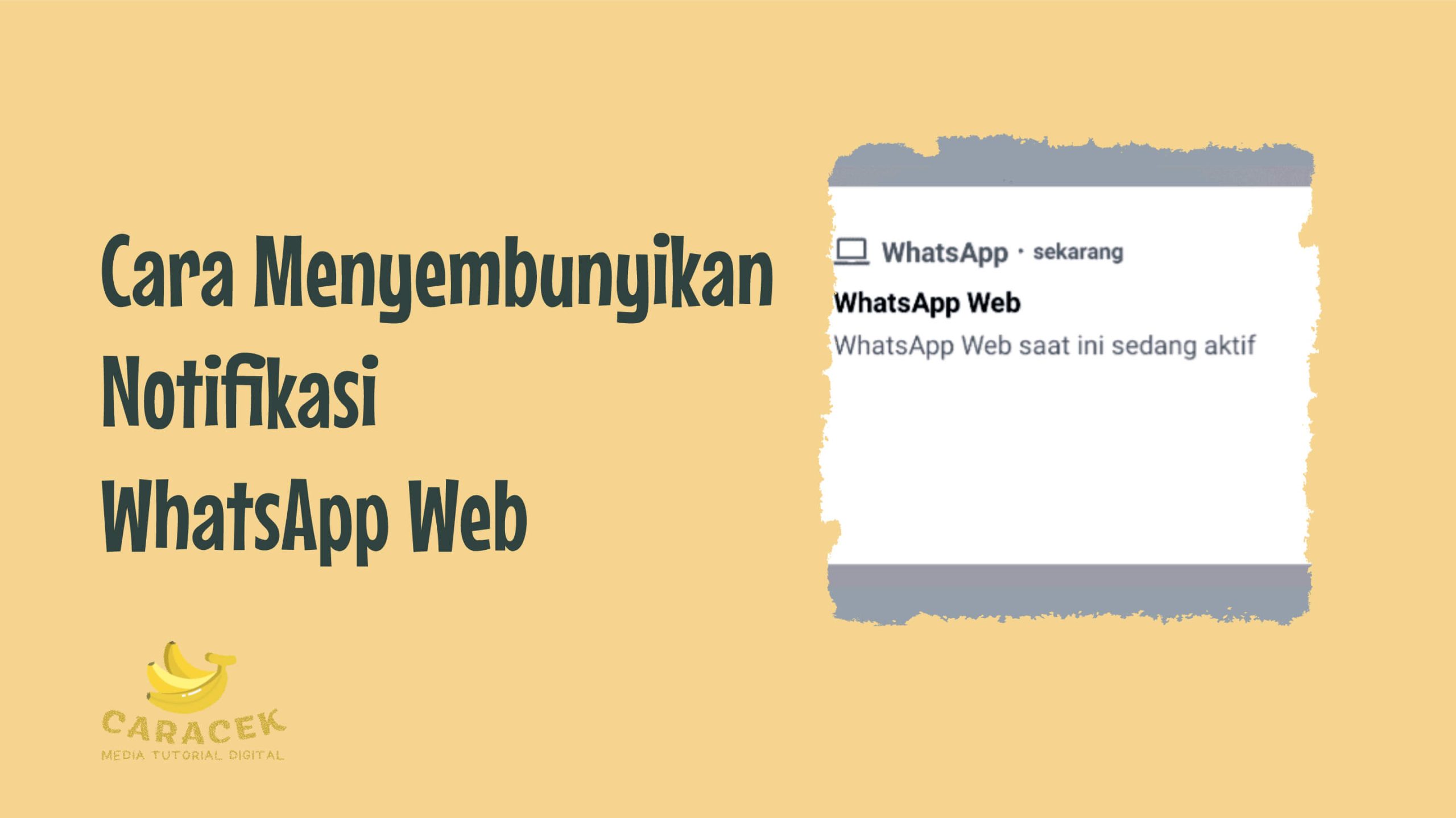 notifikasi WhatsApp web