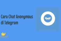 Cara Chat Anonymous di Telegram