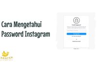 Cara Mengetahui Password Instagram