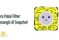 Filter Menangis di Snapchat