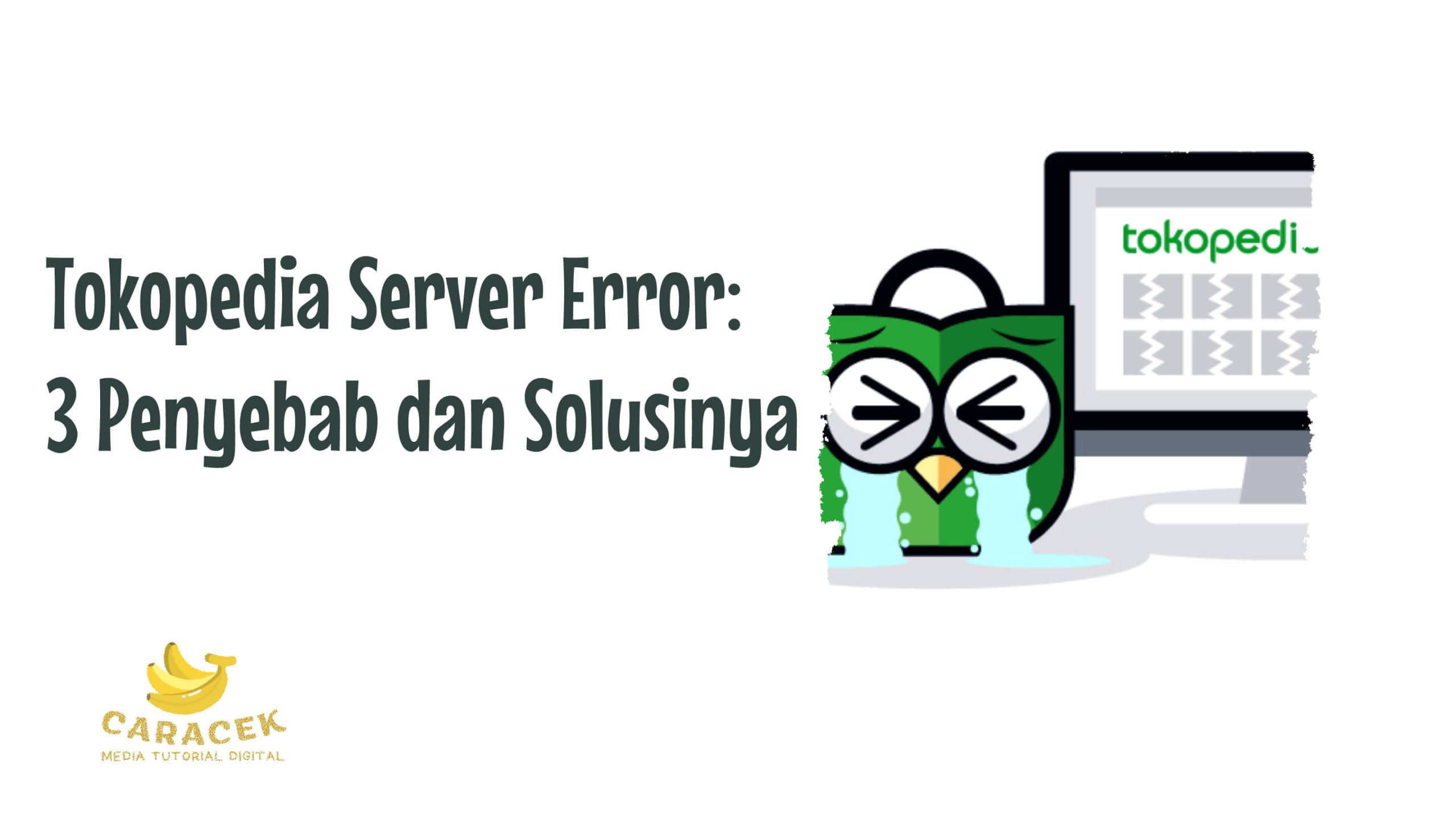 Tokopedia Server Error